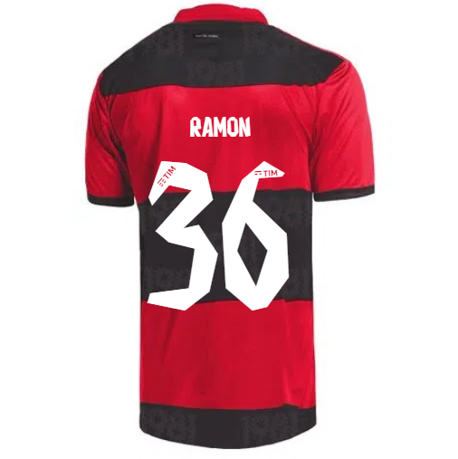 2021/22 Flamengo Home Kit Soccer Jersey RAMON #36